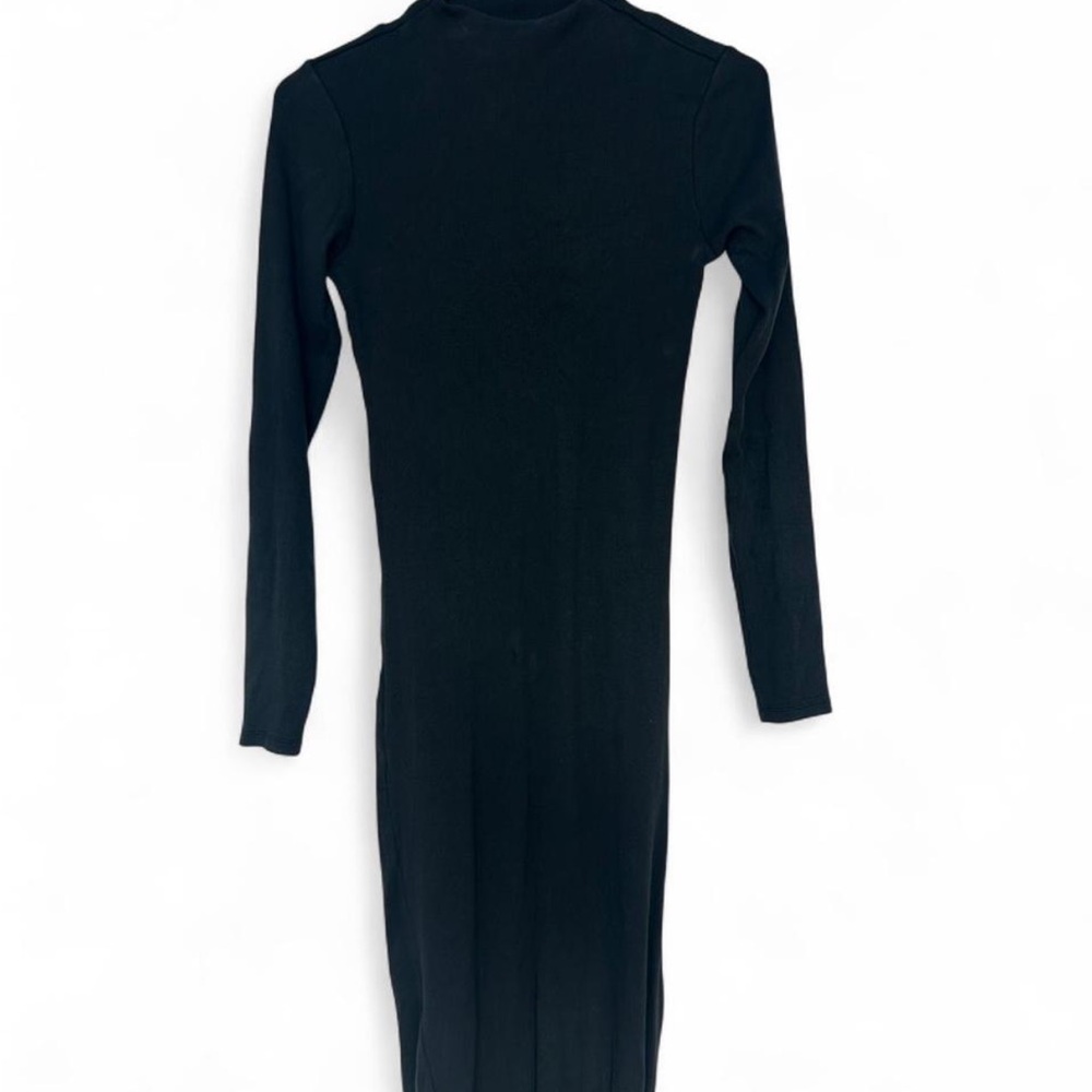 Zara Classic Dark Grey Long Sleeve Dress